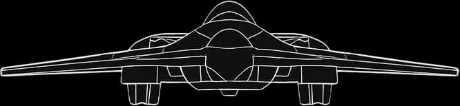 Front view of First Flight Lab foam RC plane - slim 4.2cm profile for safe indoor flying